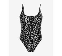 Calvin Klein Scoop One Piece-Print - Black black 10 (S)