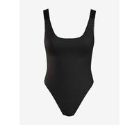 Calvin Klein Scoop Back Intense Power Swimsuit Black White Women - XS