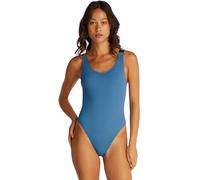 Calvin Klein Scoop Back ONE Piece Scoop Back Swimsuit Women's, Blue (Storm Blue), L