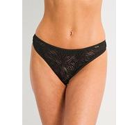 Calvin Klein 000qf6878e Thong Beige XL Woman