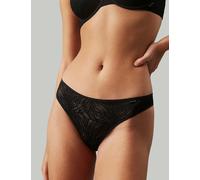 Calvin Klein Sheer Marquisette Lace Thong Black