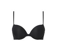Calvin Klein Sheer Marquisette Push Up Plunge Bra - Black - 32A