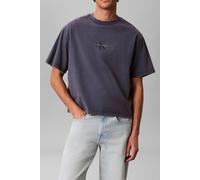 Calvin Klein Short Sleeve 90s Fit Monologo Tee Dark Denim size L | Basic T-Shirts Outlet | Men | Blue L