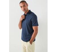 Calvin Klein Supima Lv04lh204g Short Sleeve Polo Blue L Men