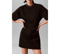 Calvin Klein Short Sleeve Logo Rib Interlock Dress Black size M | Shirt Dresses Outlet | Women | Black M