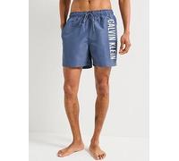 Calvin Klein Side Logo Swim Shorts - Blue, Blue, Size 2Xl, Men Blue
