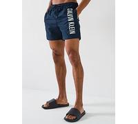 Calvin Klein Side Logo Swim Shorts - Navy, Dark Purple, Size 2Xl, Men Dark Purple