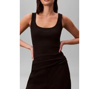 Calvin Klein Sl Varigated Rib Tank Top Black size L | Shirts Outlet | Women | Black L