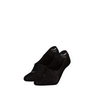 Calvin Klein Socks Women's Mid Cut Shiny Logo Sock, Black, 39 to 42 (Pack of 2)