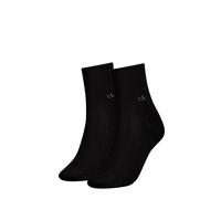 Calvin Klein Socks Womens Organic Cotton Roll Top, Black, 40-42 UK