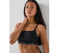 Calvin Klein Square Neck Bralette, Black, Size M, Women Black