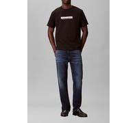 Calvin Klein Ss 20s Tonal Metallic Tee Black size M | Basic T-Shirts Outlet | Men | Black M