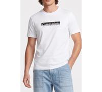 Calvin Klein Men’s T-Shirt Short Sleeve Sportswear with Round Neckline, White (Bright White), S
