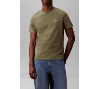 Calvin Klein Ss 30s Classic Micro Tee Dusty Olive size XXL | Basic T-Shirts Outlet | Men | Green XXL