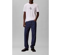 Calvin Klein 30s Distress Monogram Graphic Short Sleeve T-shirt White XL Men