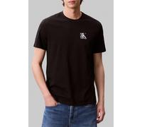 Calvin Klein Ss 30s Eu Sp Ck Abst Black size XL | Basic T-Shirts Outlet | Men | Black XL