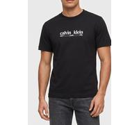 Calvin Klein Men's SS 30S WHSL CK NYC Graphic TEE LV14RE831G Graphic Tees, Black (Black), L