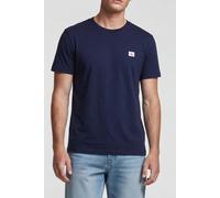 Calvin Klein Men's SS Badge 30S Jersey Classic TEE LV04RC272G Tees, Purple (Maritime Blue), S