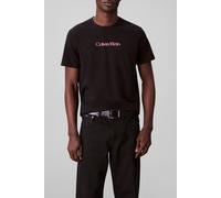 Calvin Klein Ss Glitched Logo Eu Black size M | Print T-Shirts Outlet | Men | Black M