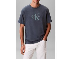 Calvin Klein Ss Hero Monologo Tee Nearly Navy Heather size M | Print T-Shirts Outlet | Men | Blue M