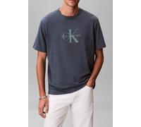 Calvin Klein Ss Hero Monologo Tee Nearly Navy Heather size S | Print T-Shirts Outlet | Men | Blue S