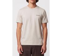 Calvin Klein Ss Micro Logo Crewneck Moonstruck size L | Basic T-Shirts Outlet | Men L