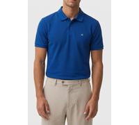 Calvin Klein Men's SS Monogram Pique Polo LV040EM269 S/S Polo, Blue (Chase Blue), L