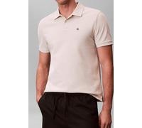 Calvin Klein Ss Monogram Pique Polo Oatmeal size S | Poloshirts Outlet | Men S