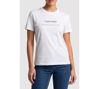 Calvin Klein Ss Multi Logo Classic Tee Bright White size XS | Shirts Outlet | Women | White XS
