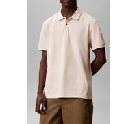Calvin Klein Ss Refined Pique Tip Polo Oatmeal size M | Poloshirts Outlet | Men M