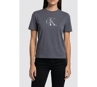 Calvin Klein Ss Sequin Graphic Tee Coal size M | Shirts Outlet | Women M