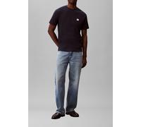 Calvin Klein Ss Waffle Badge Crewneck Tee Dark Sapphire size M | Basic T-Shirts Outlet | Men | Blue M