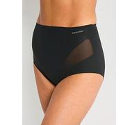 Calvin Klein Stay Put Mesh Sculpted Shapewear Brief, Black, Size L, Women Black