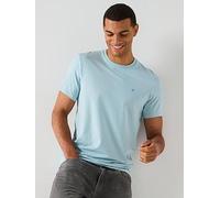 Calvin Klein Stretch Cotton Slim T-Shirt, Light Blue, Size Xl, Men Light Blue