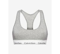 Calvin Klein Women's Modern Cotton Bralette - Grey Heather - L