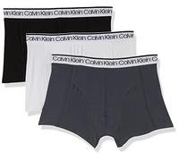 Calvin Klein Surge Trunk 3Pk Trunk Men's, Multicolour (BLACK/WHITE/TURBULENCE), L