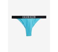 Calvin Klein Textured Brazilian Intense Power Bikini Bottoms Light Blue Black Women - M