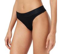 Calvin Klein Womens Black Intrinsic Textured Stretch-woven Thong M
