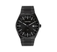 Calvin Klein Three Hand Quartz Movement Watch with Calendar for Men DISTINGUISH Collection with Stainless Steel Bracelet