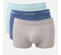 Calvin Klein Three-Pack Cotton-Blend Low-Rise Trunks - XL