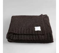 Calvin Klein - Throw Blanket, Cozy & Warm Oversized Sweater Knit Bedding (Knitted Chocolate Brown, 50 x 70)