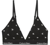 Calvin Klein Women's Lightly Lined Triangle Lv00Qf8498 Triangle, Black (Diamond Logo Black), M