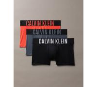 Calvin Klein Trunk Logo Boxers Black Grey Orange (3 Units) - XL
