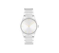 Calvin Klein Two Hand Quartz Movement Watch for Women CK Linear Elegance Collection with Silver Stainless Steel Bracelet - 25100076
