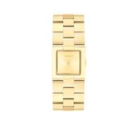 Calvin Klein Two Hand Quartz Movement Watch for Women CK Meridian Collection with Rectangular Case and Stainless Steel Bracelet