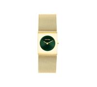Calvin Klein Two Hand Quartz Movement Watch for Women CK Pulse Collection with Gold Colored Stainless Steel Mesh Bracelet - 25100136