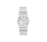 Calvin Klein Two Hand Quartz Movement Watch for Women CK Unite Collection with Silver Stainless Steel Bracelet - 25100126