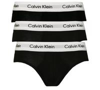 Calvin Klein U2661G-001 100% Authentic Mens Cotton HIP Briefs - 3 Pack Black