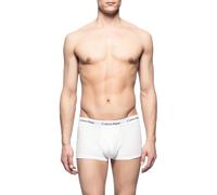 Calvin Klein Men's 100% Authentic CK 3 Pack Low Rise Trunk Boxer Brief, White