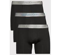Calvin Klein Underwear 3 Pack Brushed Micro Stretch Boxer Brief, Black, Size M, Men Black